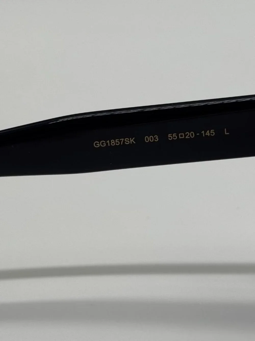 New Gucci GG1857SK 003 Black Square Men Sunglasses